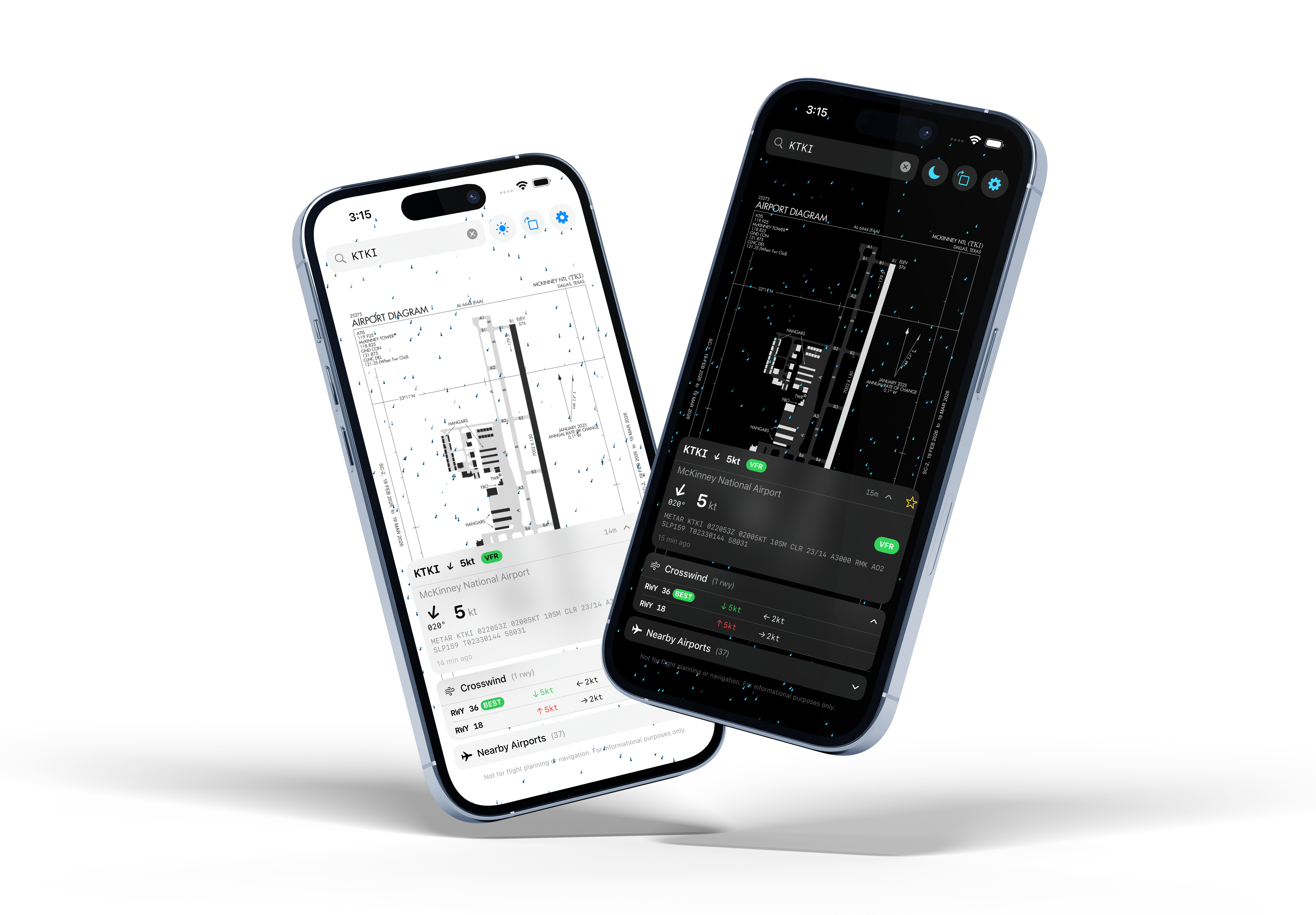 MetarBoard Wind app screenshot